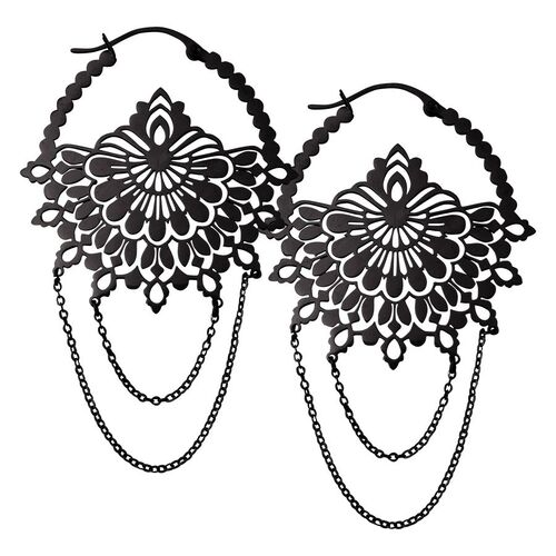 Skull Couple Hoops