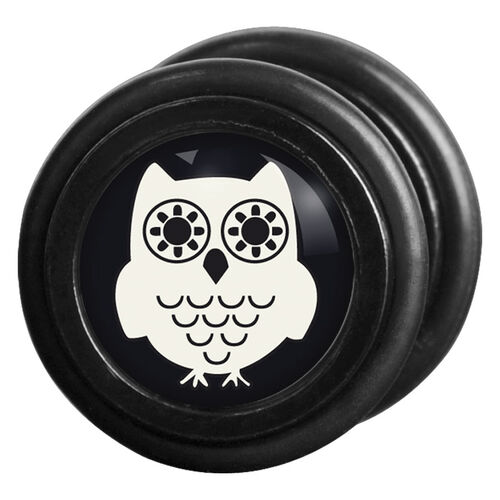 Steel Blackline® - White Owl