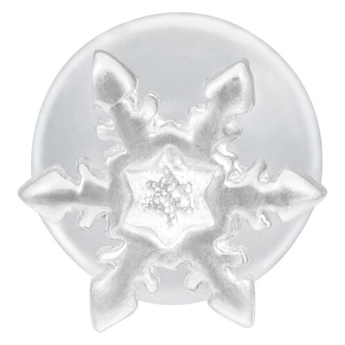 Snowflake Push-Fit Labret