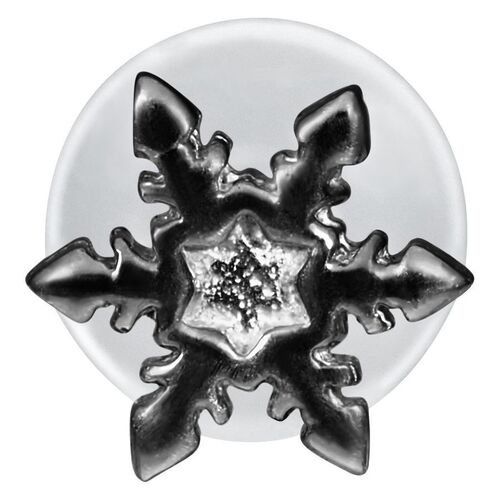 Snowflake Push-Fit Labret