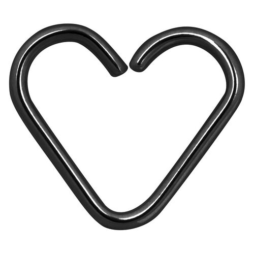 Steel Blackline® Continuous Ring Heart