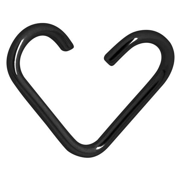 Steel Blackline® Continuous Ring Heart