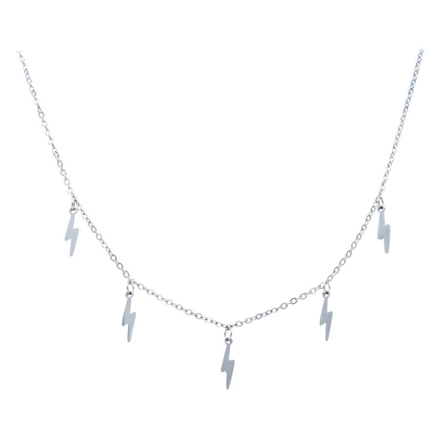 Thunderflash Necklace Silver 