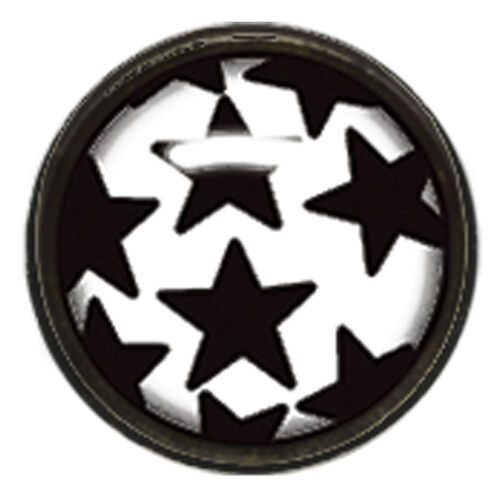Titan Blackline® Internally Threaded Ikon Disk "Black Stars on White"