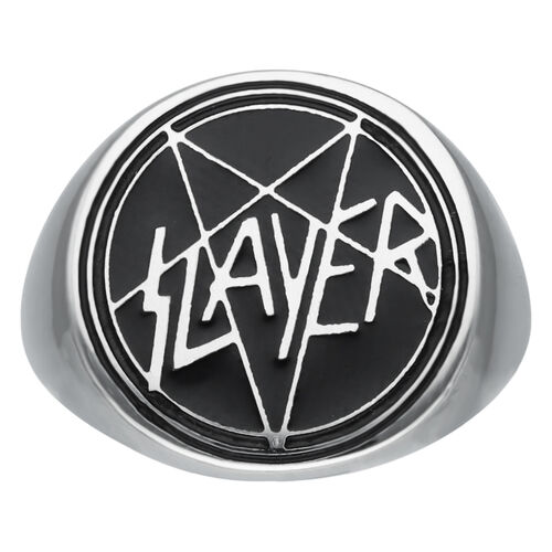 Slayer Enamel Signet Ring