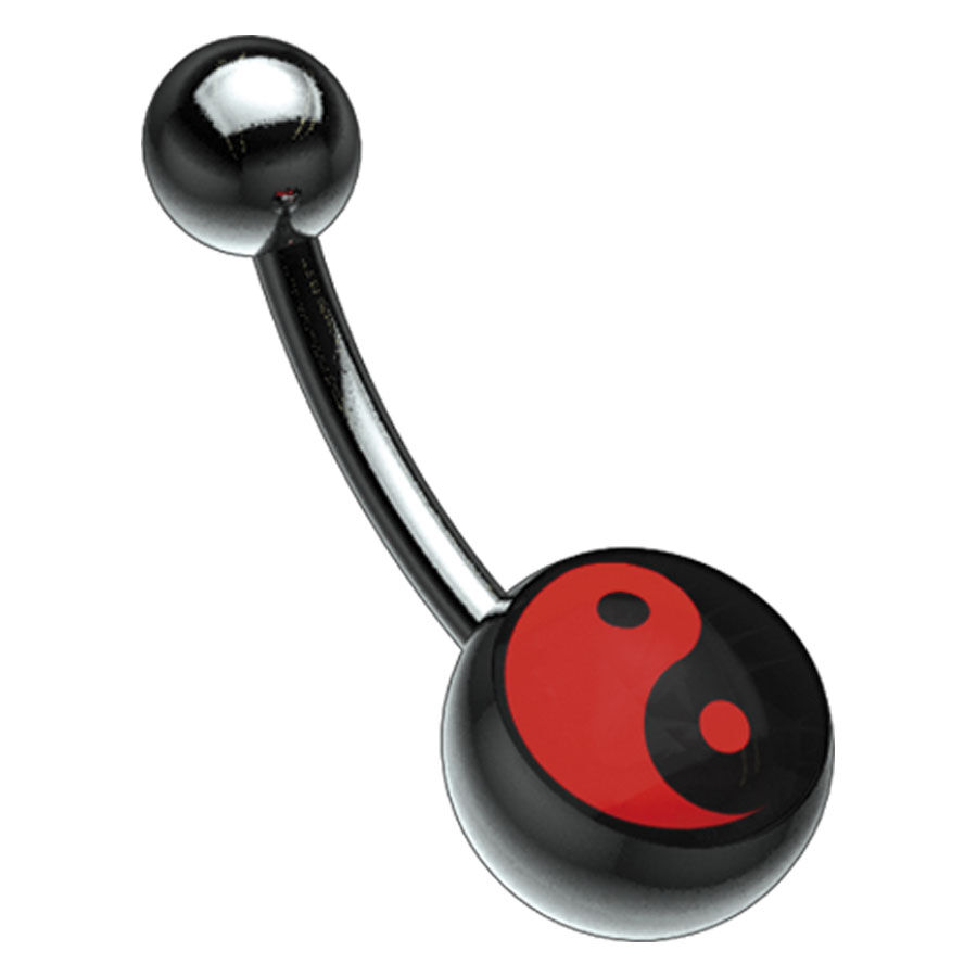 Titan Blackline® Picturebell Ying Yang Red