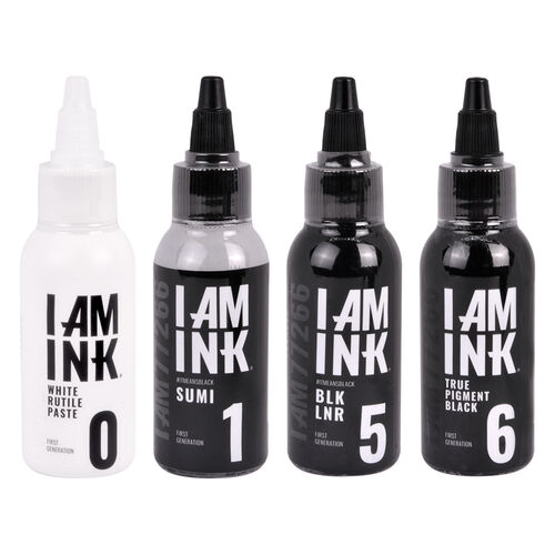 I AM INK - Black & White Set
