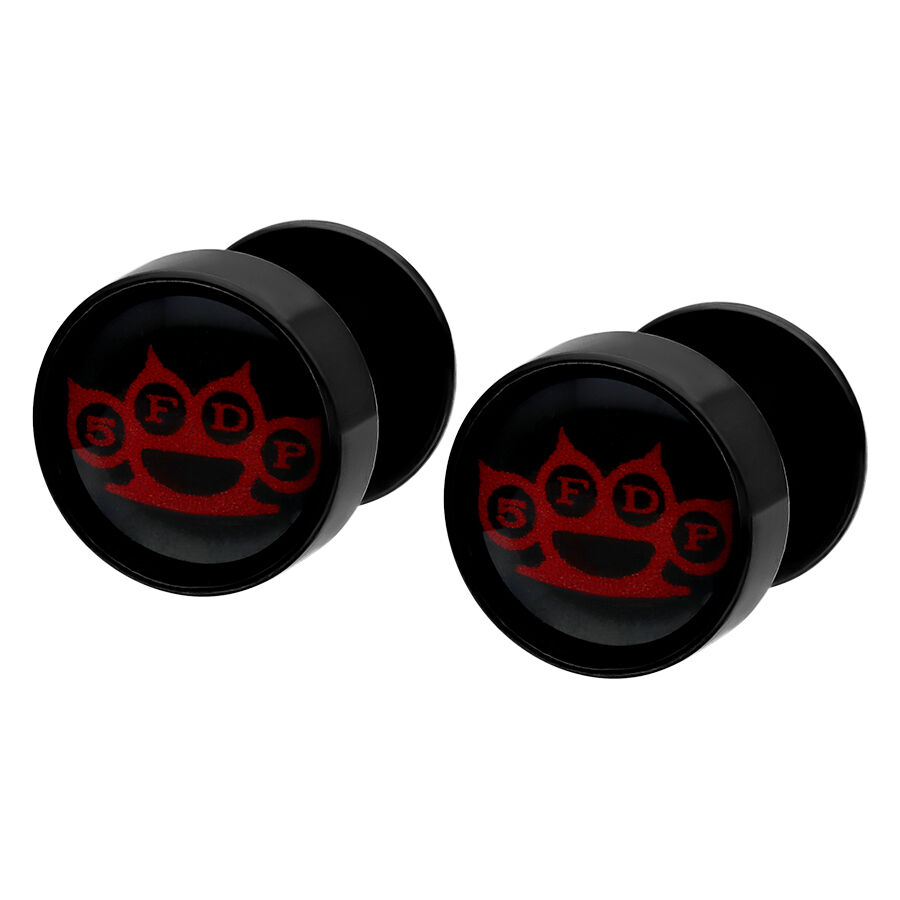 Five Finger Death Punch Knuckle Red Fakeplugs