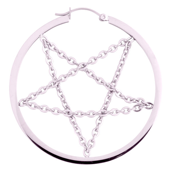 Pentagram Chain Hoops