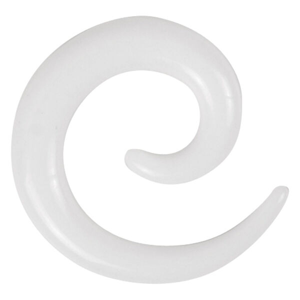 White Acrylic Spiral