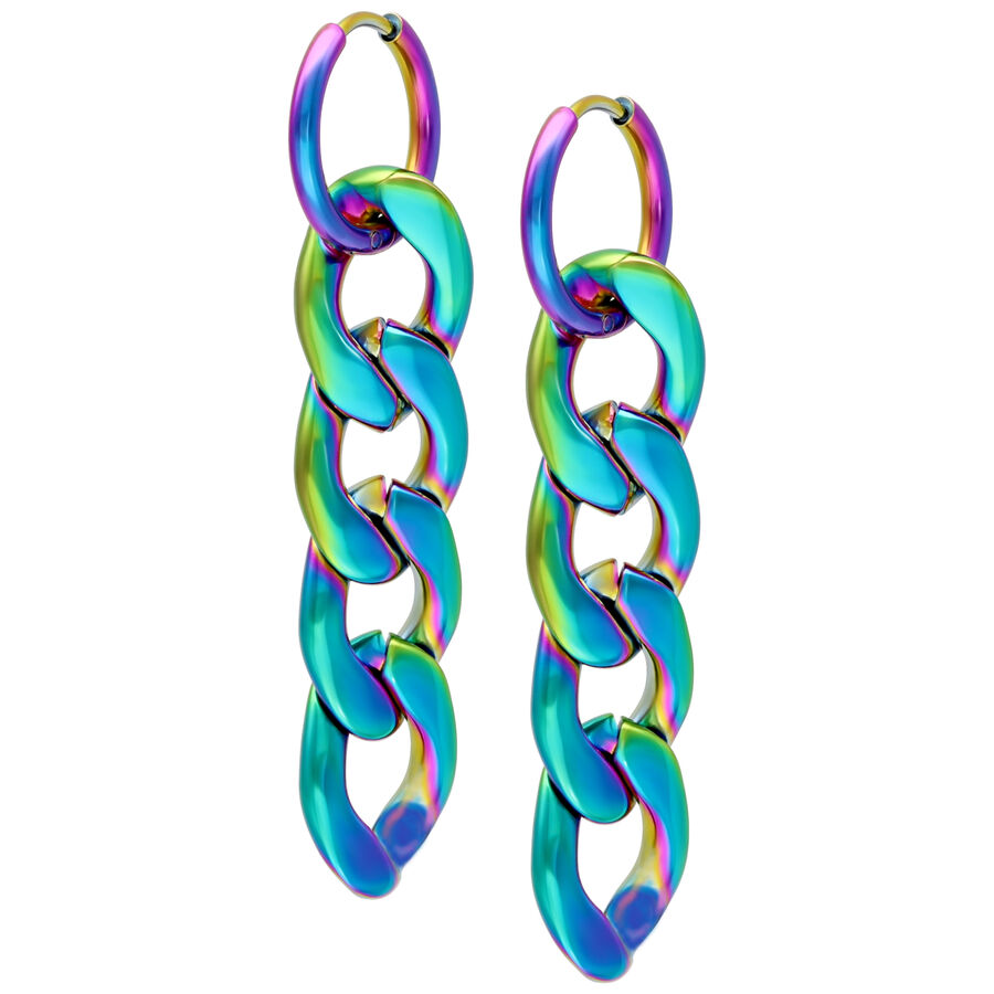 Little Anodised Chunky Hoops
