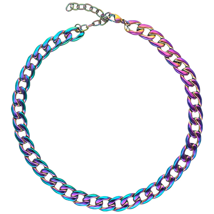  Anodized Chunky Necklace
