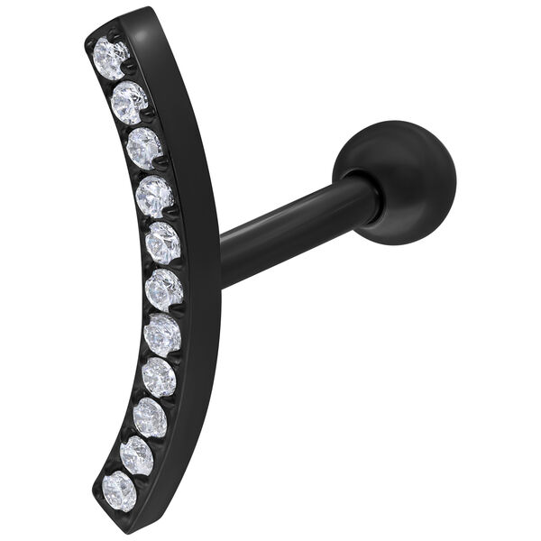 Crystal Bow Earbarbell 