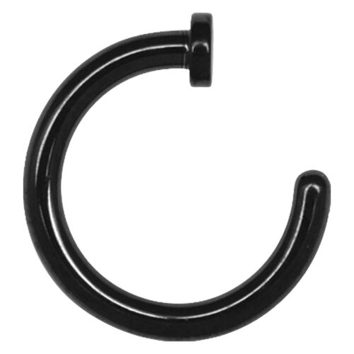Steel Blackline® Open Nose Ring