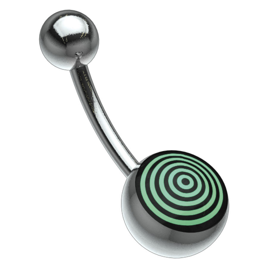 Titan Picturebell Circles Green/Black