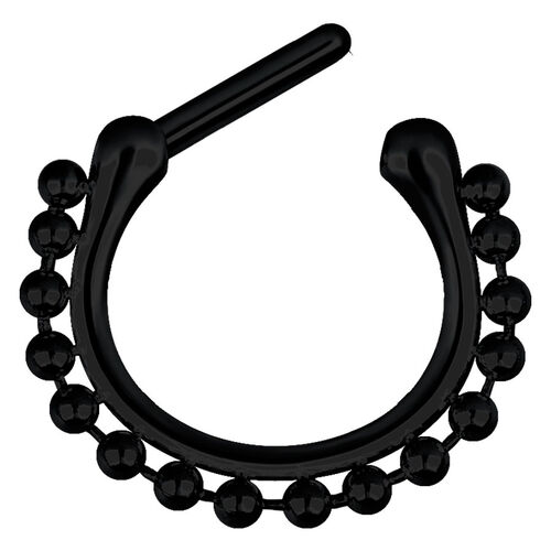 Steel Blackline® - Hinged Septum Shiny Chain