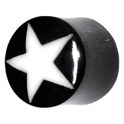 Buffalo Horn White Star Plug