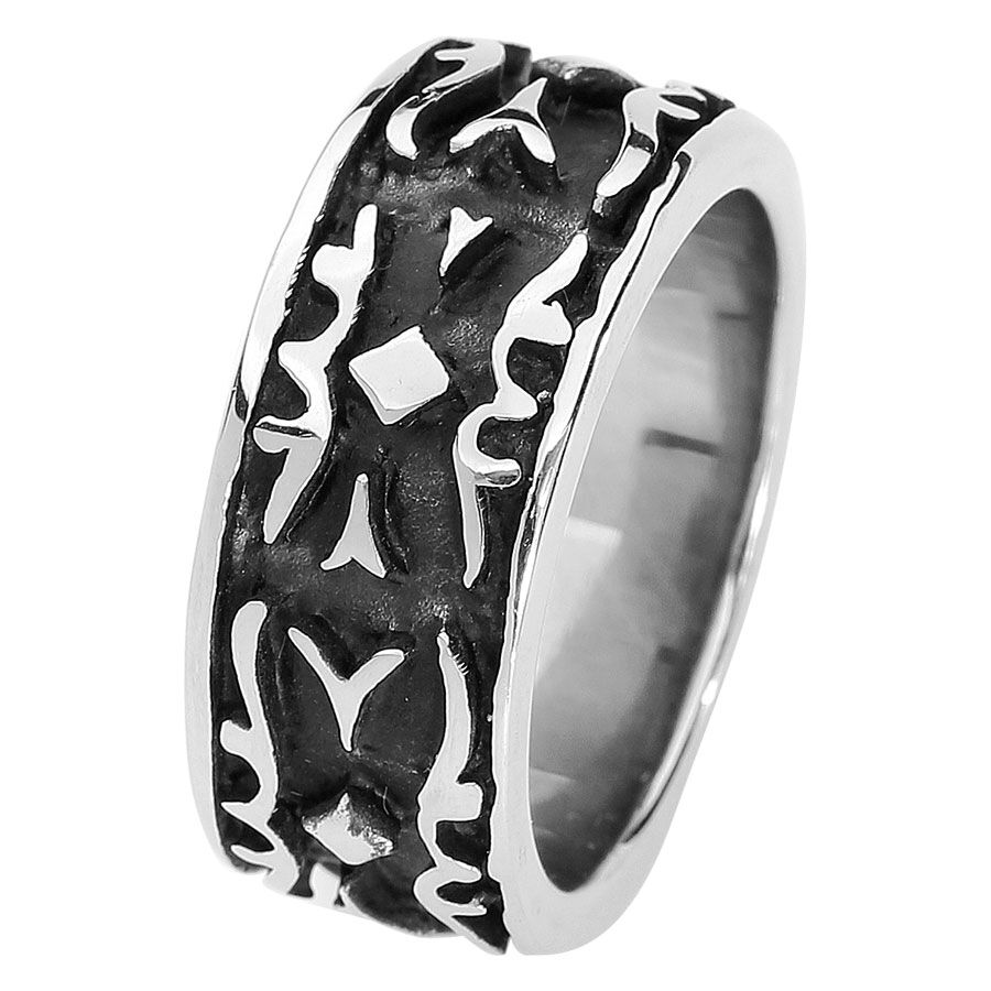 Steel Basicline® Fleur de Lis Ring